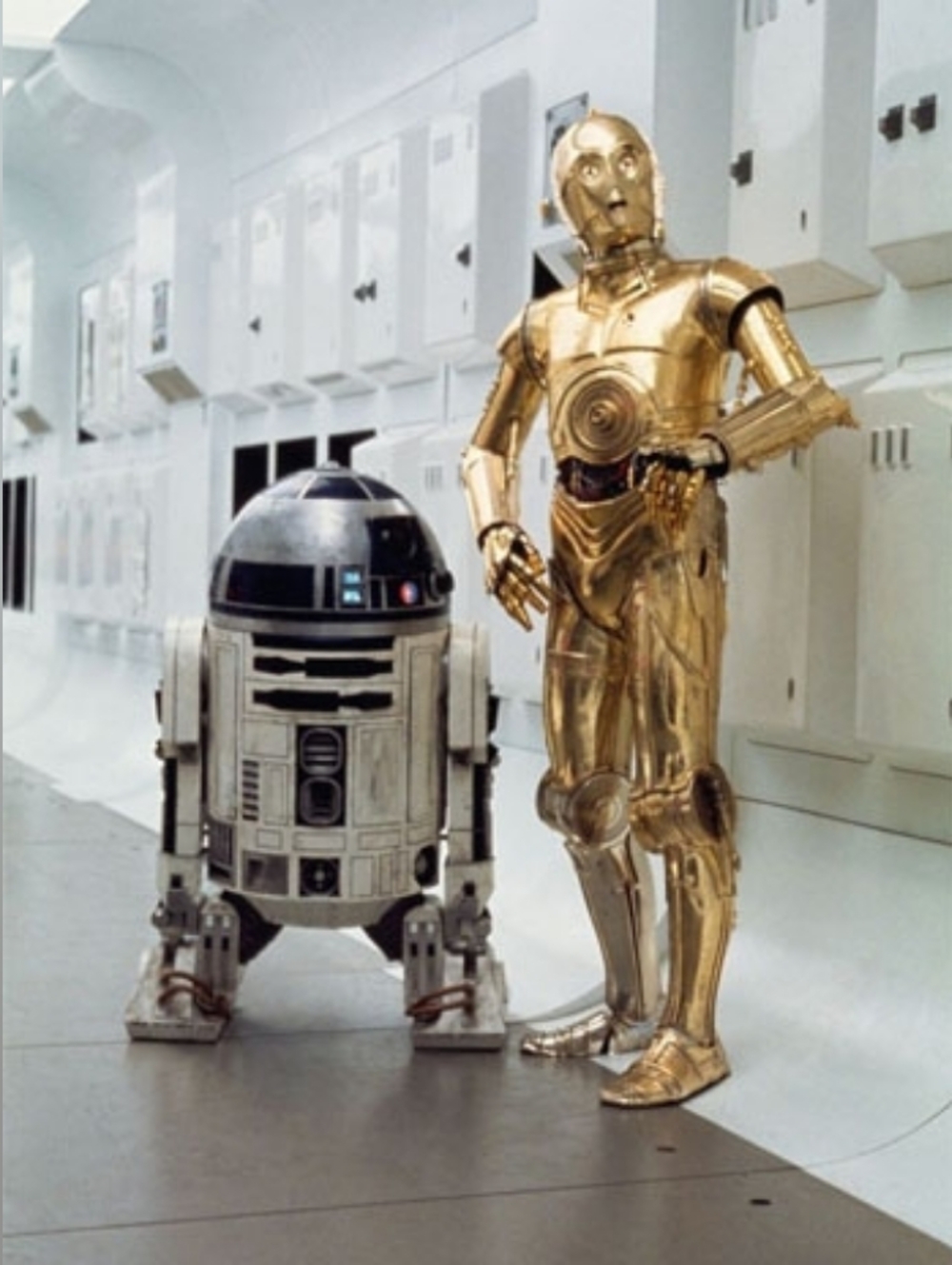 Custom Fridge Magnet C-3PO & R2-D2 Vintage Star Wars Poster Home Kitchen Decor
